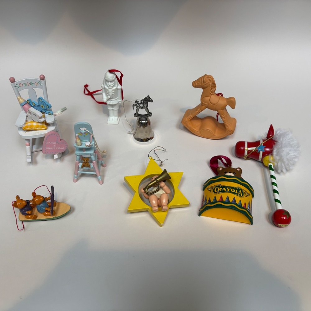 Baby’s First Christmas Ornaments.